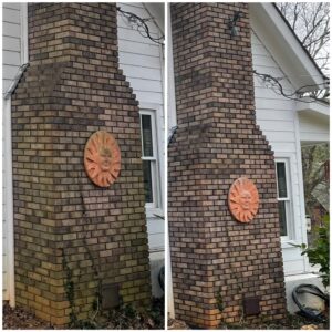 Brick Chimney Washing in n Marietta, Alpharetta, Roswell, Cumming, Milton & surrounding areas. | ProWash 88