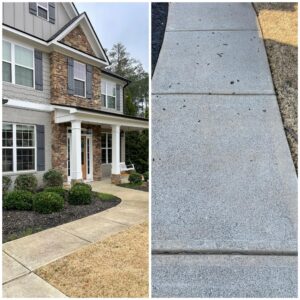 Concrete Walkway Pressure Washing in Roswell GA by ProWash 88 Pressure Washing Service