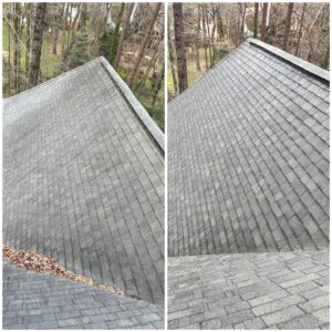 Before & After Roof Cleaning in Macedonia GA by ProWash 88 Pressure Washing Contractor