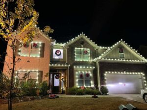 Christmas Light Installation in Marietta GA by ProWash 88