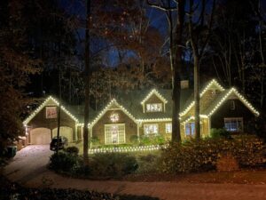 Christmas Light Installation in Roswell GA by ProWash 88