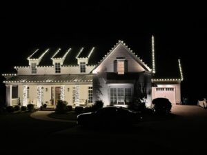 Christmas Light Installation in Milton GA by ProWash 88
