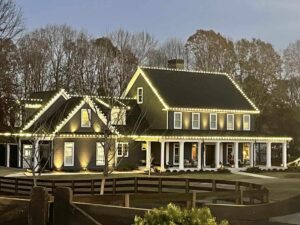 Christmas Light Installation in Alpharetta GA by ProWash 88