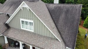 Before Roof Cleaning in Milton GA by ProWash 88 Pressure Washing Contractor