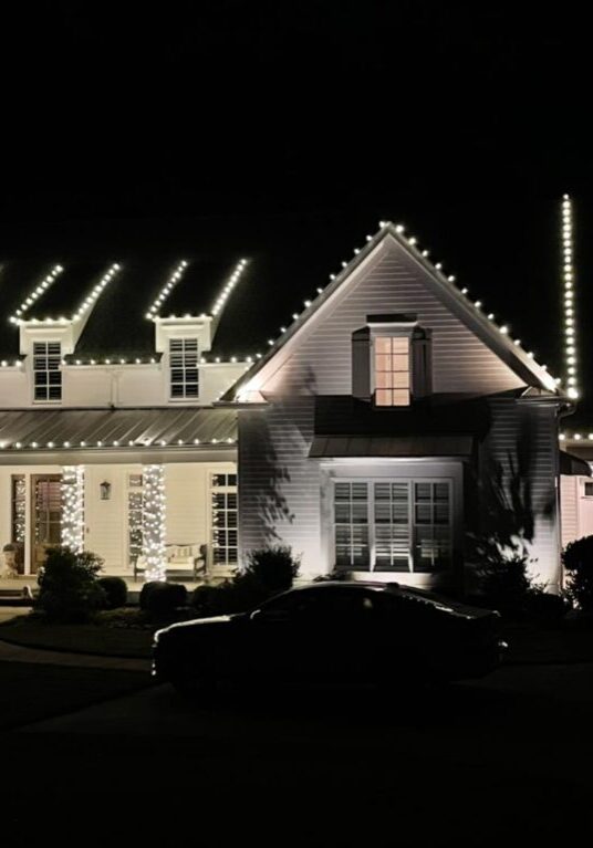 Christmas Light Installation in Milton GA by ProWash 88